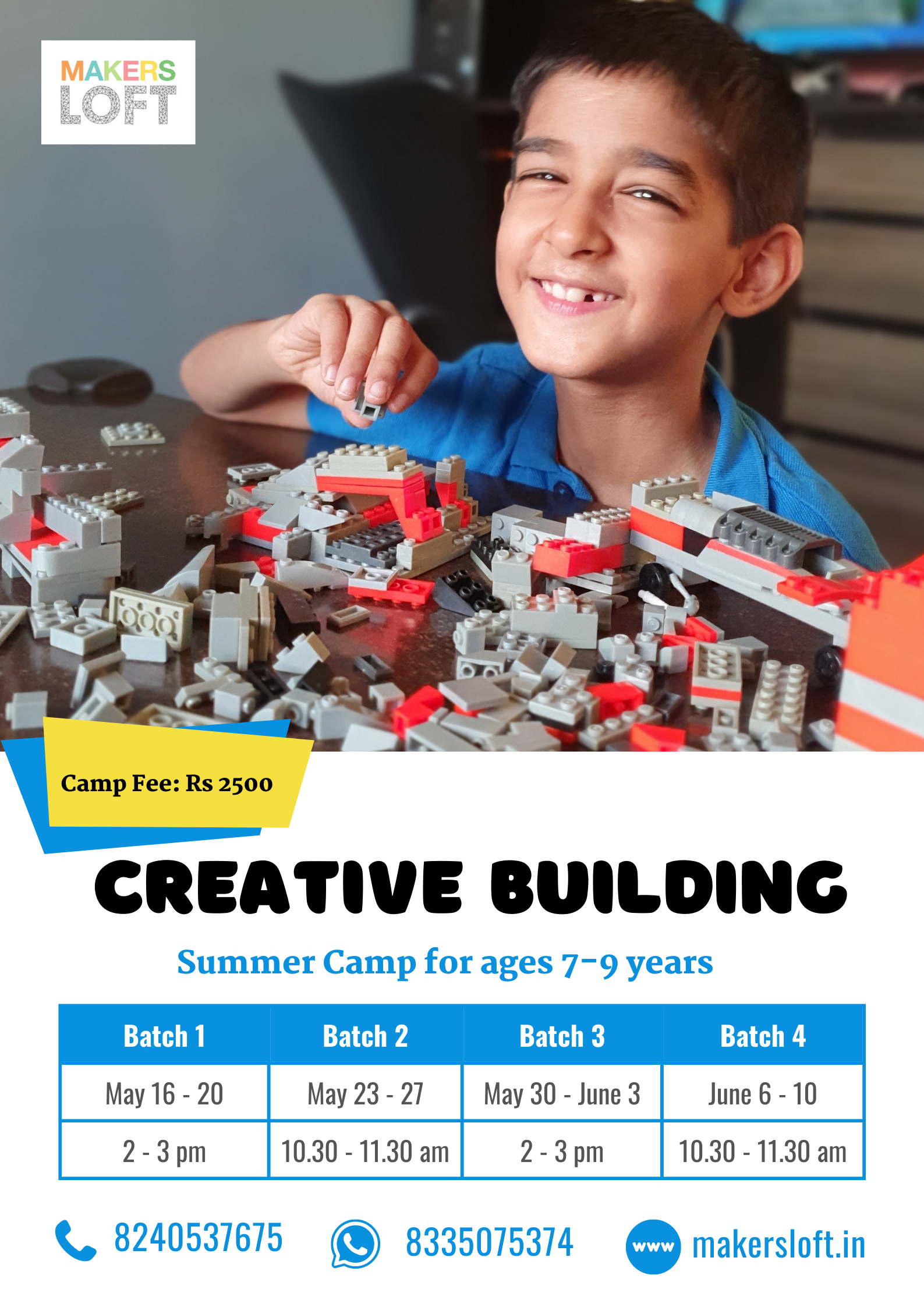 Lego Online Course for 7-9 years