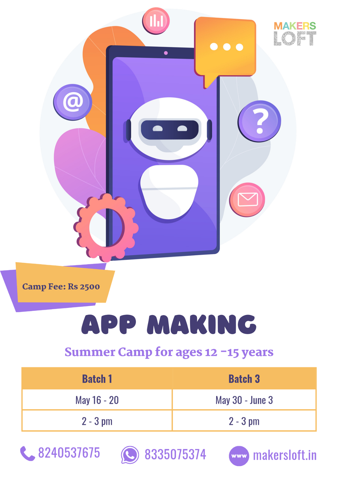 App Making course for teens